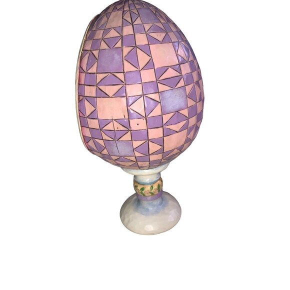 Jim Shore Heartwood Creek Small Town Big Blessing Egg Figurine 4007545 - Picture 4 of 13